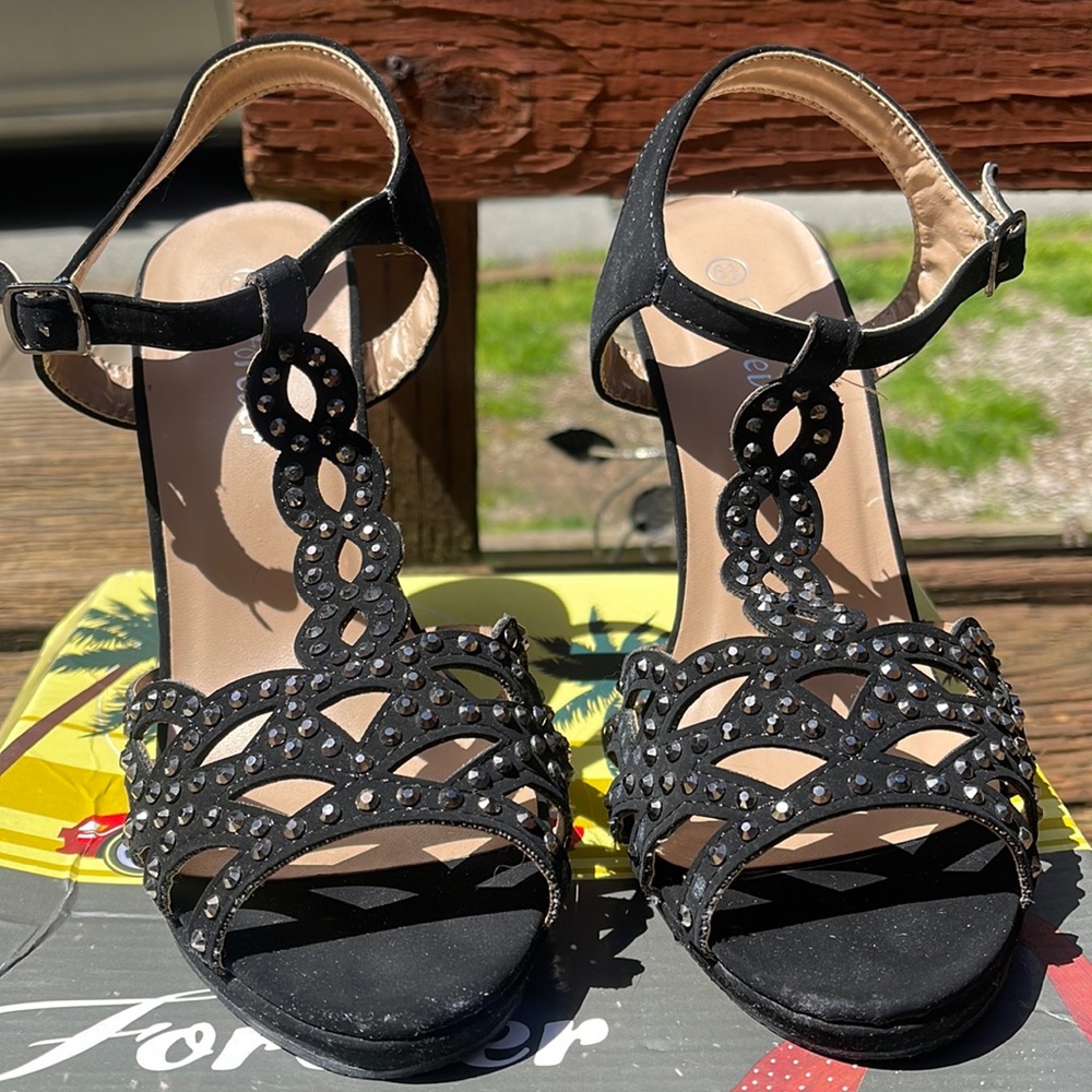 Studded heels